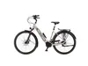 A white electric bicycle is shown against a white background. Produktbild-Vorschau