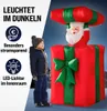 MONZANA® Nafukovací Otec Vánoc 152cm Vyskočí z krabice LED Náhled obrázku produktu 2
