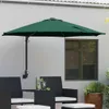 vidaXL Garten-Sonnenschirm Grün 248 x 248 x 148 cm Produktbild-Vorschau 2