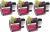 5 x cartouches compatibles LC-3219 XL Magenta pour Brother Voir les images du produit 1
