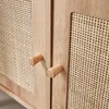 sweeek - Kinderkommode mit Holzlook und 4 Rattantüren - Produktbild-Vorschau 4