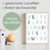 Alphabet & Zahlen Kinderposter 3er Set ABC Lernposter | Produktbild-Vorschau 2