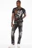 CD496 Herren Streetwear-Jeans mit Waschmuster Produktbild-Vorschau 6