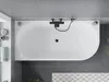 Mexen Mia freistehende Badewanne links 160 x 75 cm, weiß, Produktbild-Vorschau 4
