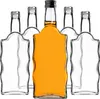 KADAX szklana butelka na nalewkę 500ml z czarną zakrętką Podgląd zdjęcia produktu 8