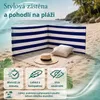 Lantigo Plážová zástěna Klasické pruhy 4m | Větrolam Náhled obrázku produktu 9