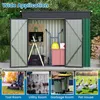 Domek ogrodowy metalowy COSTWAY, szopka narzędziowa Podgląd zdjęcia produktu 6