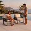 tectake® Aluminium Garten-Lounge Set Captive im Rope-Design Produktbild-Vorschau 8