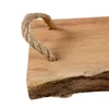Servierplatte mit 2 Tragegriffen - Massivholz 50x20 cm Produktbild-Vorschau 7