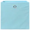 vidaXL Aufbewahrungsboxen 10 Stk. Babyblau 32x32x32 cm Produktbild-Vorschau 2