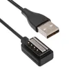 A black USB charging cable with a magnetic connector for a smartwatch. Náhled obrázku produktu