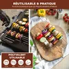 bremermann Brochettes doubles pour barbecue, set de 8, Voir les images du produit 3