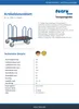 fetra 2980, Sperrholz, Stahl, Transportwagen, Blau, 400 kg, Produktbild-Vorschau 4