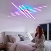 60W Lineform LED Deckenleuchte mit RGB Backlamp, Dimmbar Produktbild-Vorschau 2