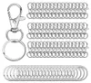 50 Stück Schlüsselringe, Schlüsselanhänger Karabiner, Produktbild-Vorschau 1