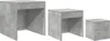 Three nesting tables of varying sizes, all with a concrete-like finish, are displayed against a white background. Náhled obrázku produktu