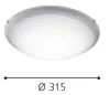 Applique murale et plafonnier à LED Magitta 1 Voir les images du produit 3