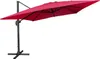 Parasol déporté MOLOKAI carré 3x3m fuchsia + housse Voir les images du produit 4