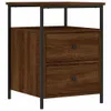vidaXL Comodino marrone effetto rovere 44x45x60 cm in Anteprima dell’immagine prodotto 2
