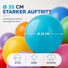 50x Luftballons bunt Ø 35 cm –  Ballons aus Naturkautschuk, Produktbild-Vorschau 5