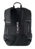 The back of a black backpack is shown against a white background. Podgląd zdjęcia produktu