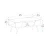 Skye Decor, Aren - Beige, Light Walnut, Tables basses, Voir les images du produit 5