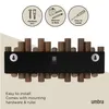 Umbra Picket Garderobenhaken Wandgarderobe, 5 Klapphaken, Produktbild-Vorschau 6