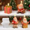3D silikónové formy na sviečky Father Christmas, vianočné Náhľad obrázku produktu 6
