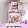 A child sleeping in a bed with Paw Patrol themed bedding. Produktbild-Vorschau