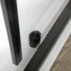 Porta doccia nicchia nero opaco scorrevole 130 cm | City Anteprima dell’immagine prodotto 3