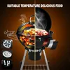 TEENO 21 inch Barbecue Charbon de Bois avec Couvercle,XXL Voir les images du produit 4
