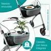 ELONEO rollator per interni largo 54 cm, pieghevole e Anteprima dell’immagine prodotto 2