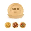 50-teiliges Set Rosmarino Air Fryer Backpapier - Rund, 16 Produktbild-Vorschau 4