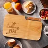 Frühstücksbrett mit Messer und Gravur – Geschenk für Mama, Produktbild-Vorschau 2