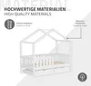 ML-Design Kinderbett Hausbett 70x140 cm Weiß mit 2 Produktbild-Vorschau 5