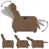 Relaxsessel Elektrisch Braun Stoff Produktbild-Vorschau 6