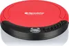 A red portable CD player is shown from a slightly elevated front-left angle against a white background. Produktbild-Vorschau