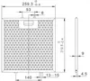 NEG Fettfilter FF17-10 für NEG3660WH Dunstabzugshaube Produktbild-Vorschau 3