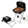 Relaxdays mobiler Holzkohlegrill mit Deckel & Rollen, Produktbild-Vorschau 7