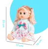 Bambola Malplay, 23 cm, parlante, con vasino, accessori per Anteprima dell’immagine prodotto 2
