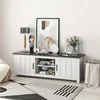 Mobile TV in legno COSTWAY, supporto per TV fino a 65 Anteprima dell’immagine prodotto 2