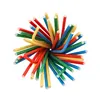 Trinkhalme Papier Ø 6 mm · 20 cm farbig sortiert flexibel Produktbild-Vorschau 2