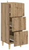 vidaXL Komoda s zásuvkami, 33 x 34,5 x 90 cm, materiál: Náhled obrázku produktu 4