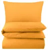 Seersucker Bettwäsche 155x220 Einfarbig Orange Uni gelbe Produktbild-Vorschau 8