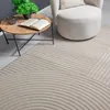 Tappeto crema strutturato di facile manutenzione per Anteprima dell’immagine prodotto 4