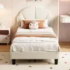 INONEFT Kinderbett 90 × 200 cm, Einzelbett, polsterbett mit Produktbild-Vorschau 5