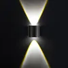 LED nástenné svetlo vnútorné vonkajšie, 8cm nástenné Náhľad obrázku produktu 1