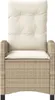 Design Gartensessel mit Kissen 2 Stk. Verstellbar Beige Produktbild-Vorschau 5