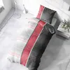 Bettwäsche 155x220 cm Mikrofaser Bettbezug Rot Grau Weiß Produktbild-Vorschau 3