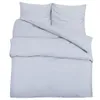 vidaXL Ensemble de literie Gris 260x240 cm Microfibre Voir les images du produit 1